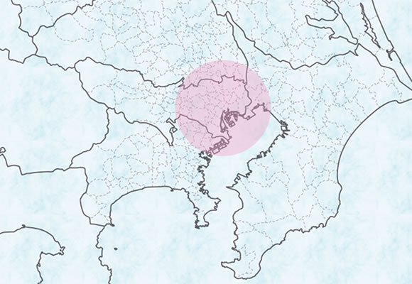 散骨対応エリアについて