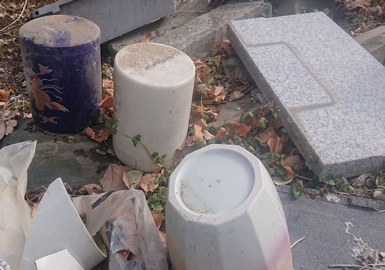 墓じまいが増えています