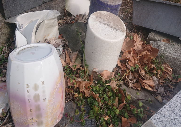 墓じまいが増えています