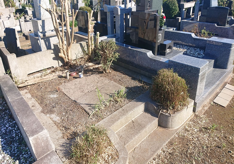 墓じまいが増えています
