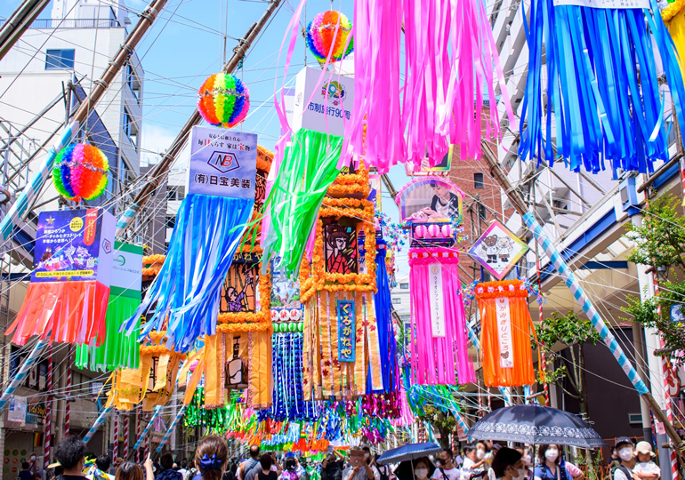 神奈川県平塚市の街並み