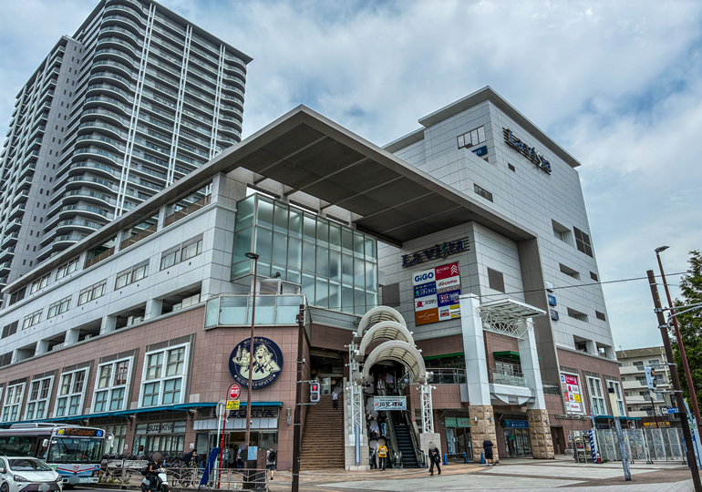 横浜市磯子区の街並み
