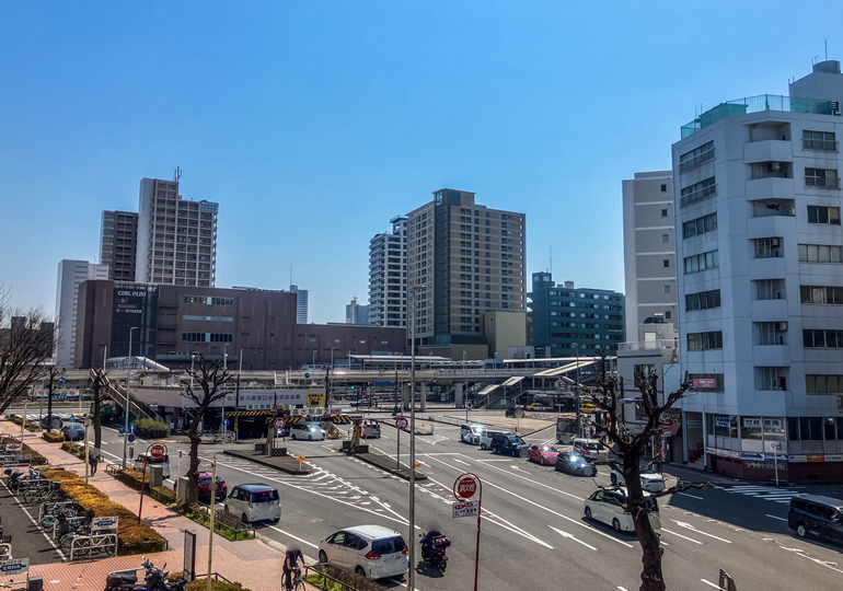 横浜市神奈川区の街並み