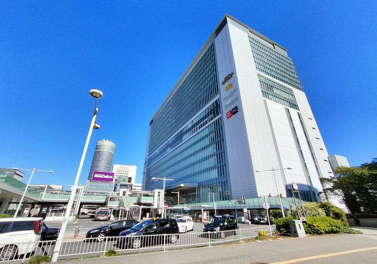 横浜市港北区の街並み