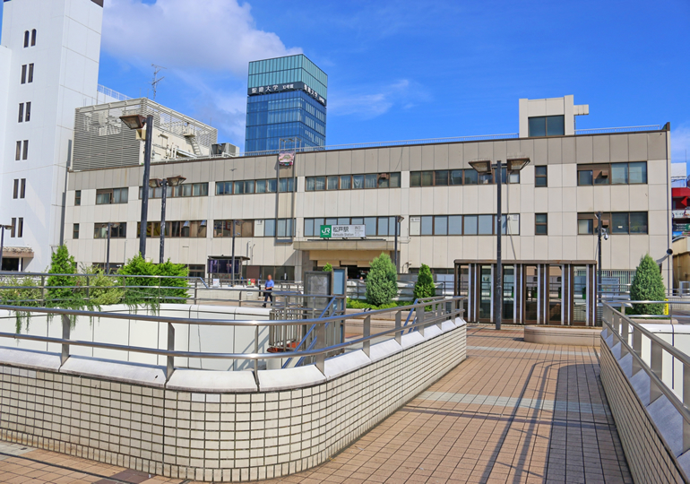 松戸市の街並み