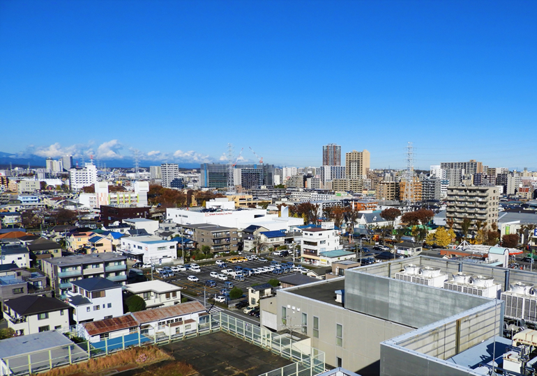 神奈川県相模原市中央区の街並み