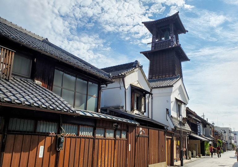 川越市の街並み