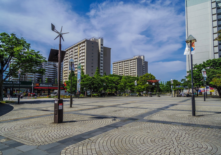 横浜市栄区の街並み