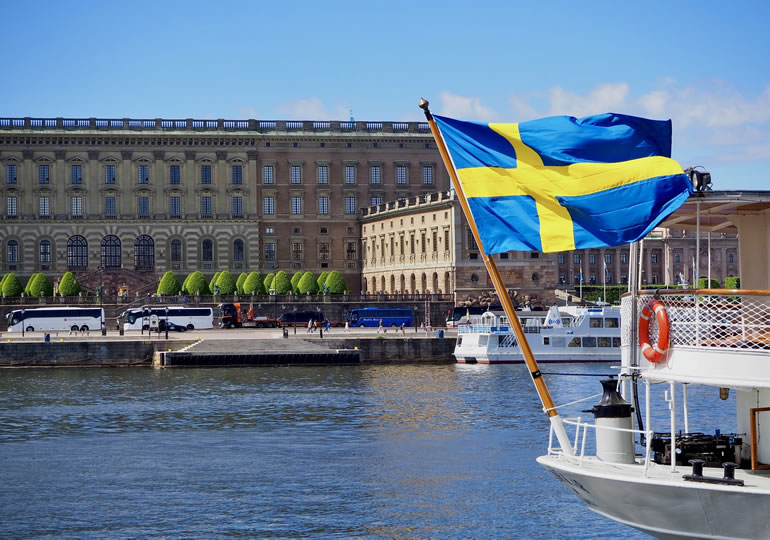 デス・クリーニング発祥地のストックホルムの景色
