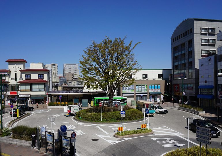 神奈川県川崎市多摩区の街並み
