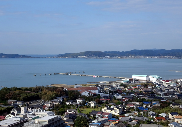 館山市の街並み