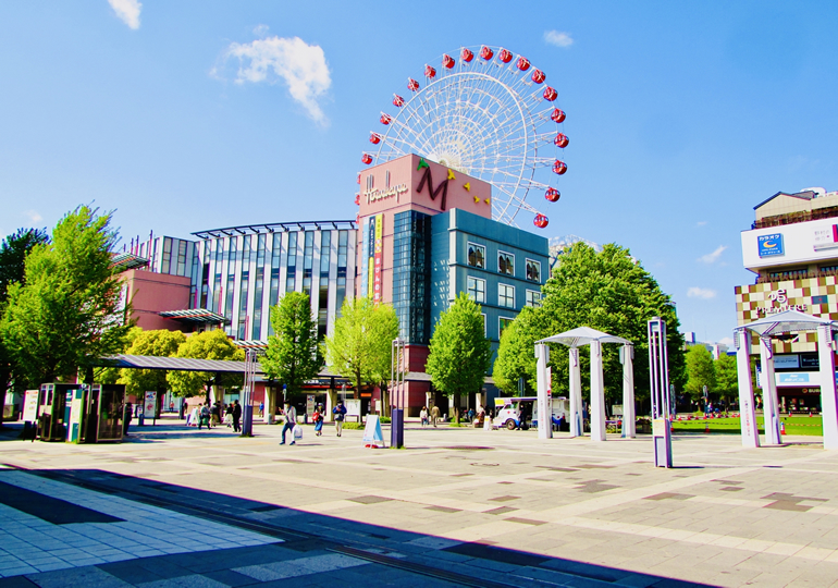 横浜市都筑区の街並み