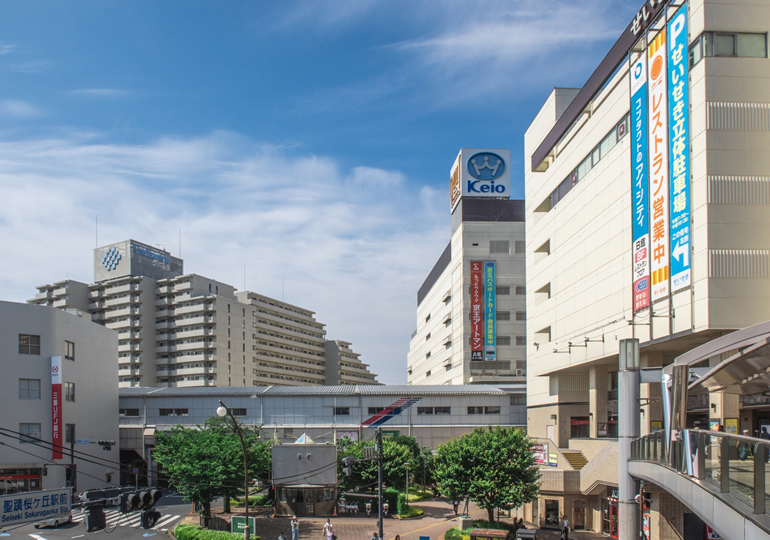 東京都多摩市の街並み